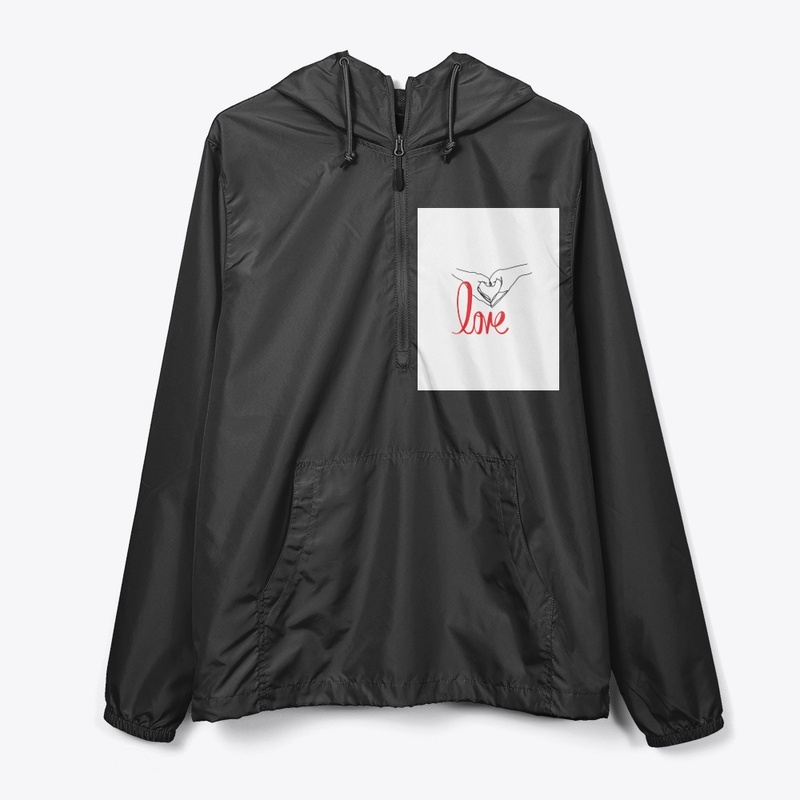 Red Black Illustrated Love T-Shirt 