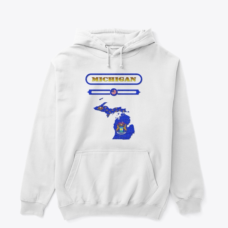 MICHIGAN MAP, MICHIGAN. SAMER BRASIL