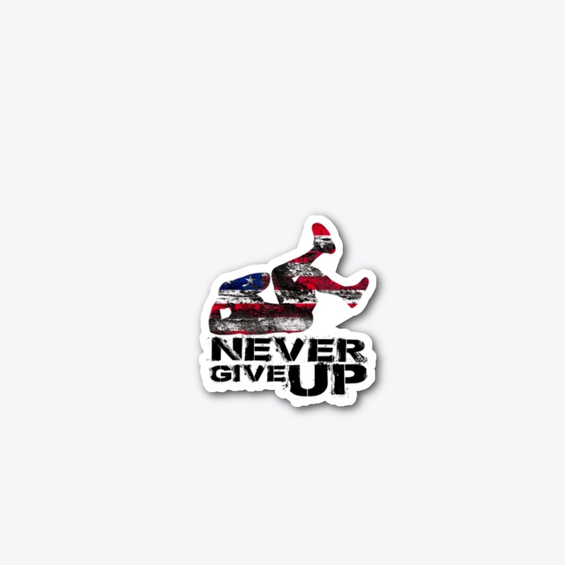 Never Give Up GYM tee