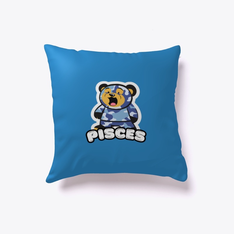 369 Blue Camo Bear-Pisces
