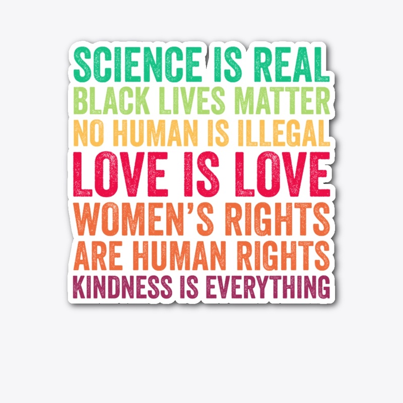Science Is Real Black Lives Matter LGBT 