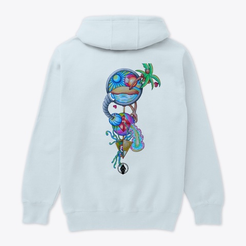 Eye Candy Reloaded Blue Mist áo T-Shirt Back