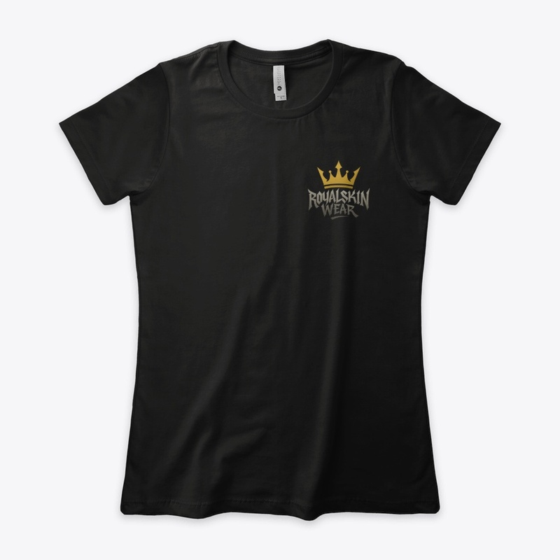 RoyalSkinWear logo women boyfriend tee