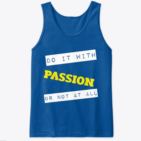 Hsfi Stunt Practice Top Royal T-Shirt Front