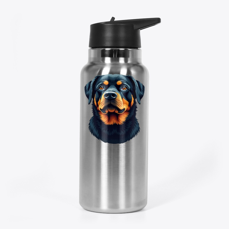 Beautiful Rottweiler Illustration