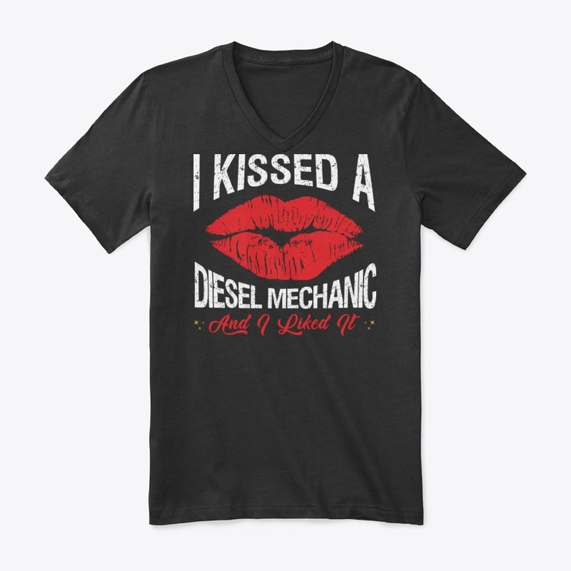 I Kissed A Diesel Mechanic Face Mask