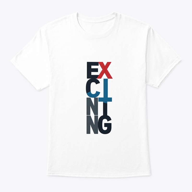 Classic Crew Neck Exciting font