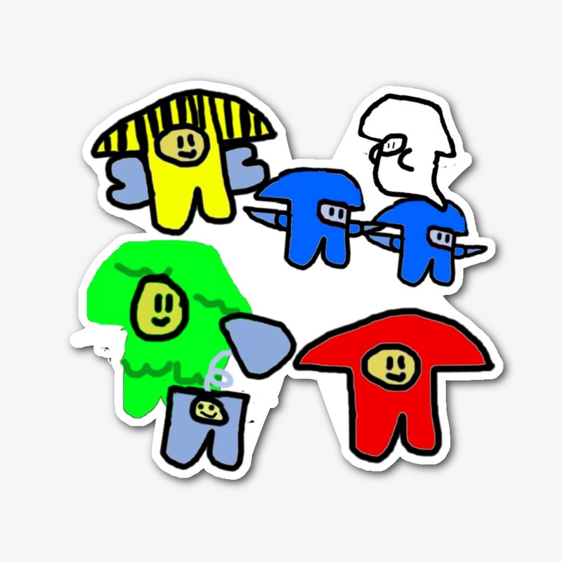 The Gushes Sticker
