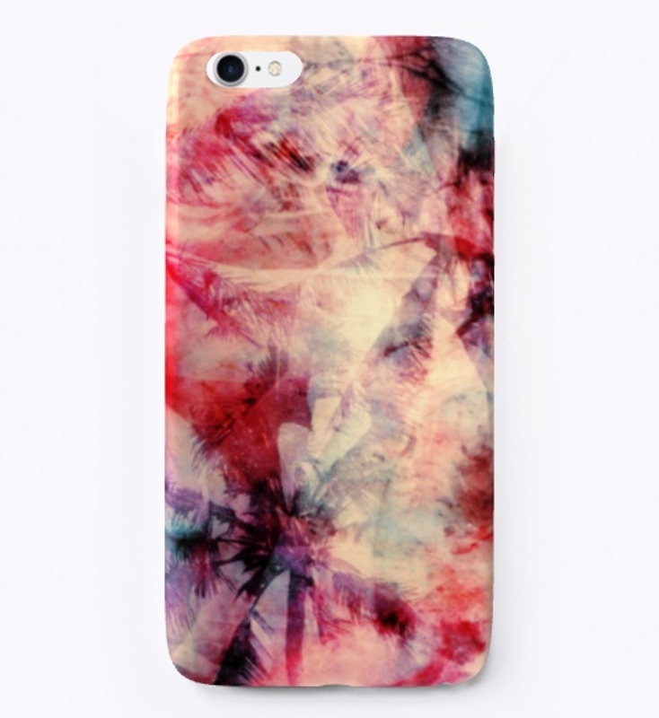 Abstract Tropical Patchwork Pattern