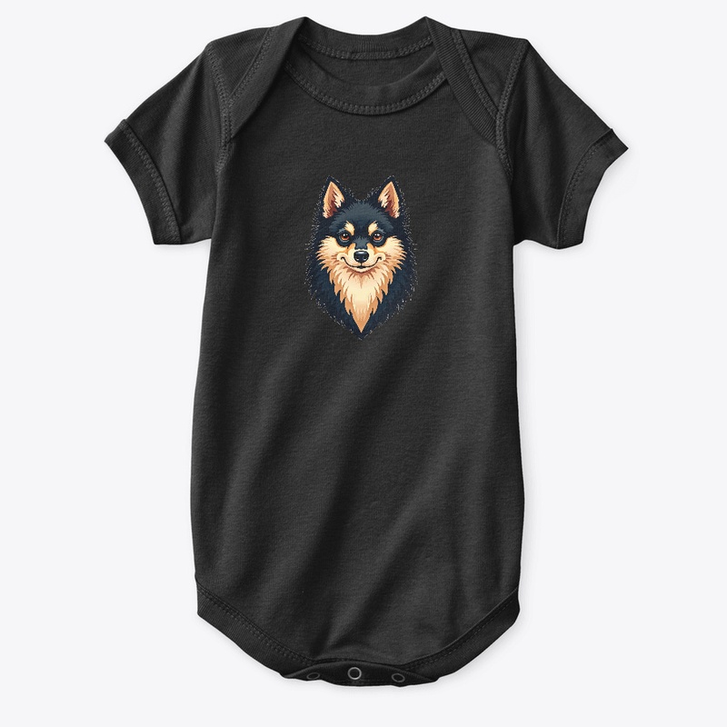 Beautiful Pomeranian Illustration