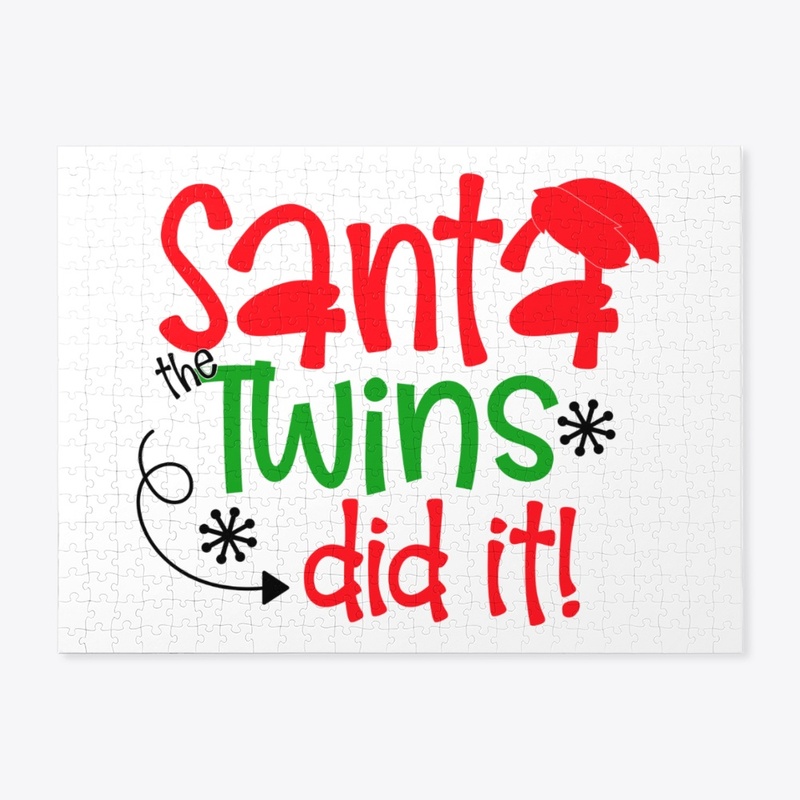 Santa The Twins Did It Christmas