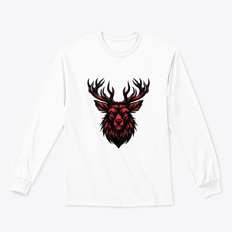 Powerful Angry Deer Artwork