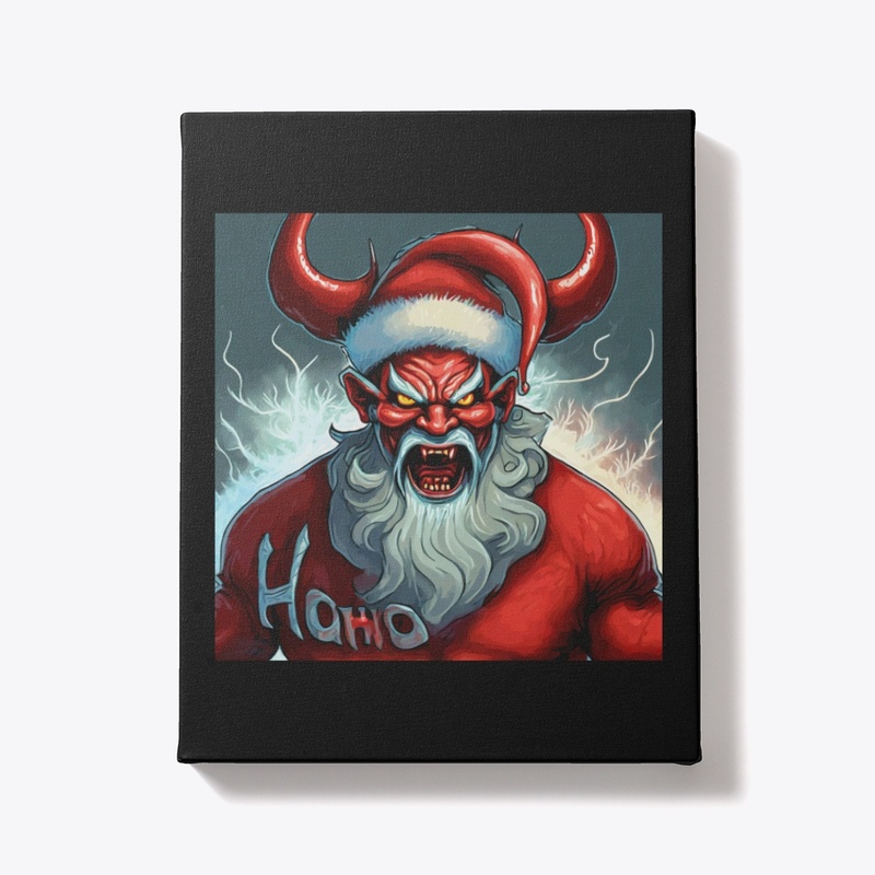 Santa Claws (punny and eye-catching)