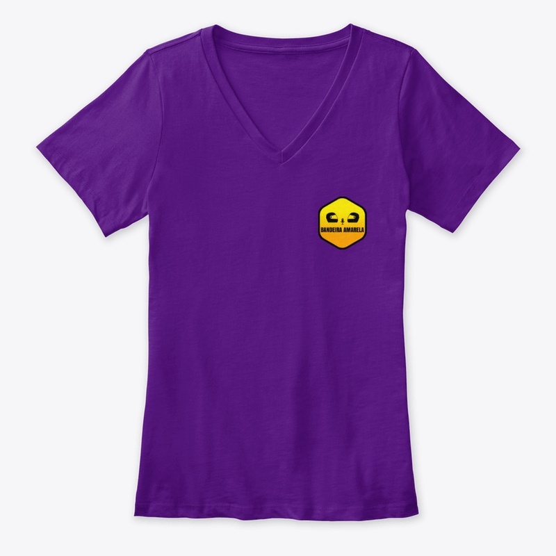 T-Shirt Bandeira Amarela Logo Cores