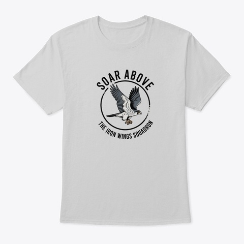 Iron Wings Squadron Light Steel T-Shirt Front