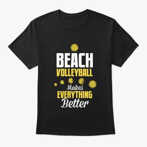 Beach Volleyball Eispf Black Maglietta Front