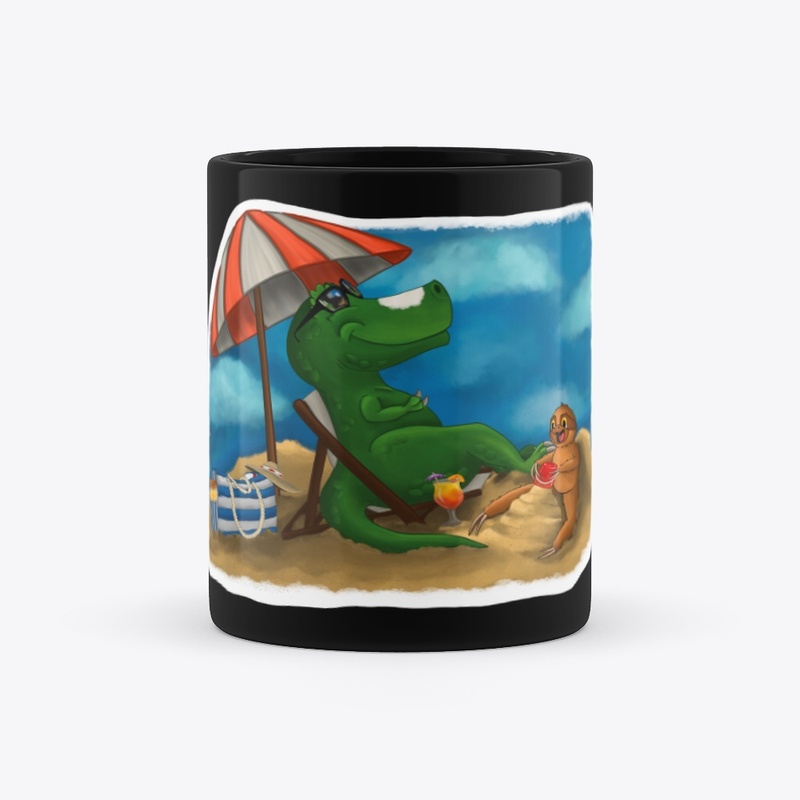 Beach Vibes - Compact Outline