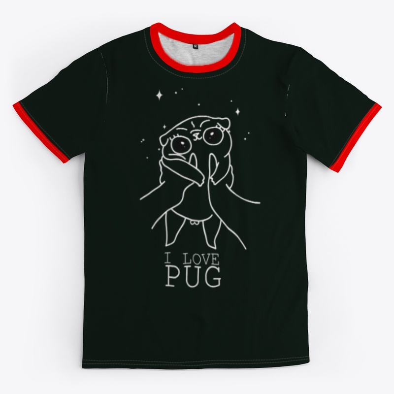 I Love Pug T-shirt | Tank top