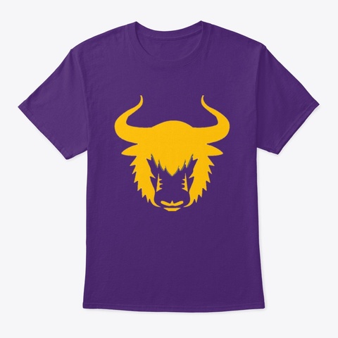 Big Jumby Yakz Jersey T Shirt Purple T-Shirt Front