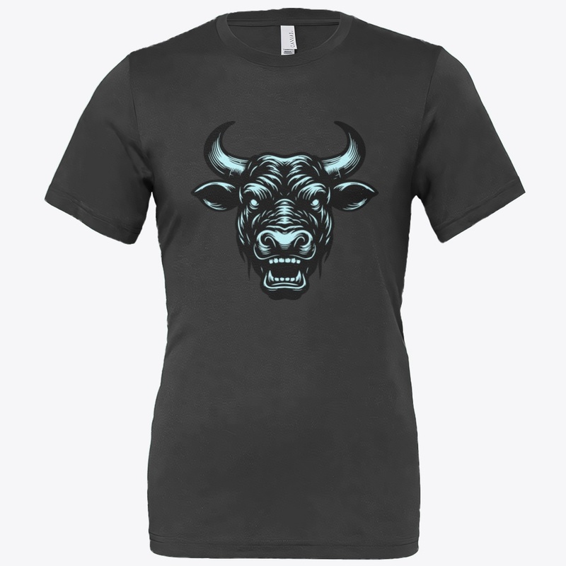 Wild Angry Cow Graphic