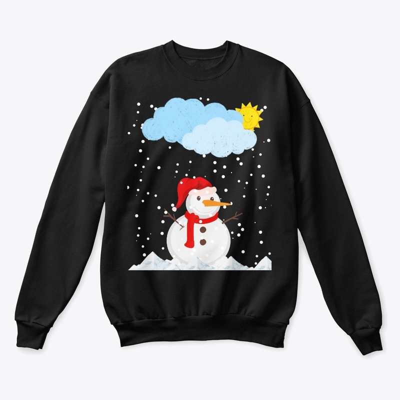 Snowman in the sunshine