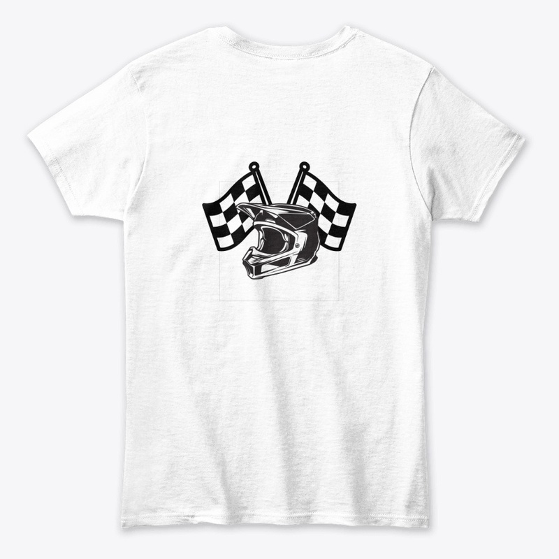 No Idle Helmet Checkered flag