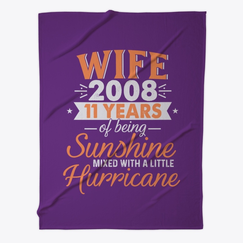 Wife Since 2008, 11 Years Wedding Gifts