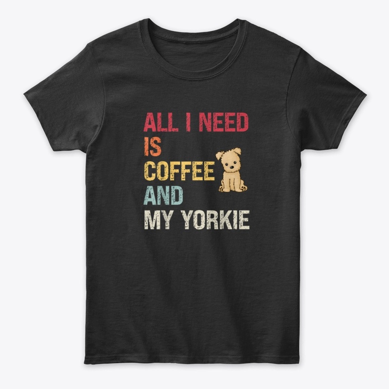 Coffee + Yorkie = Happiness