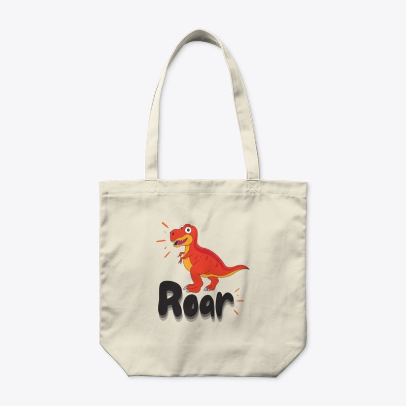 CUTE T-REX ROAR GRAPHIC TEE