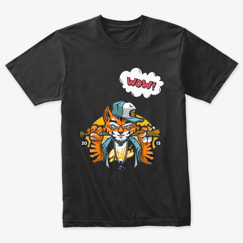 Headline Shirts Tiger Graphic Screen 