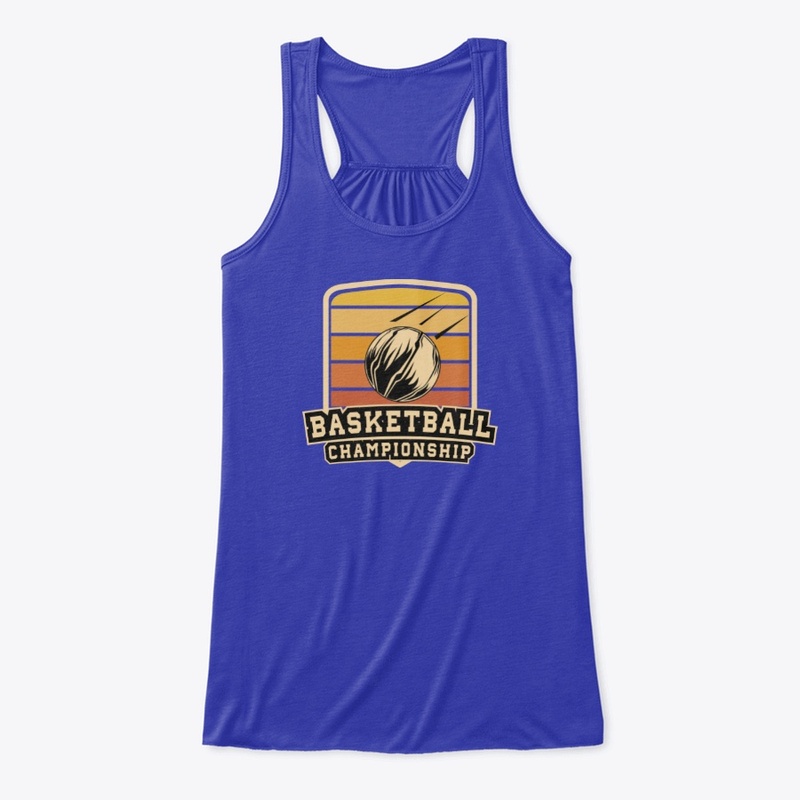 Vintage Retro Basketball Silhouette