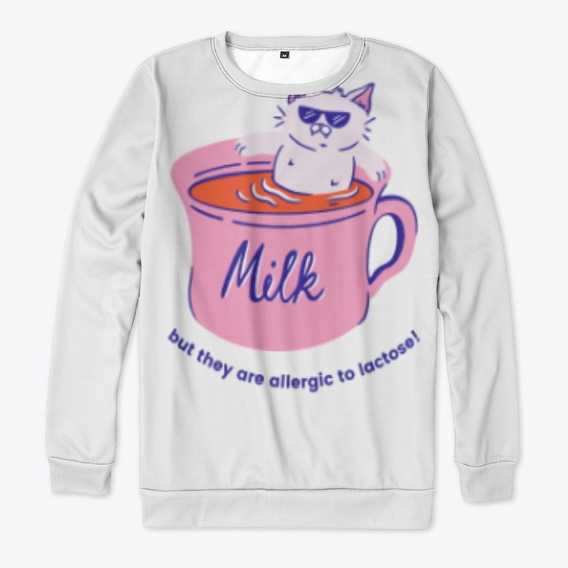 sweet cat print combin