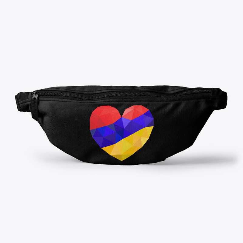 Cute Armenian Flag Graphic Heart Design