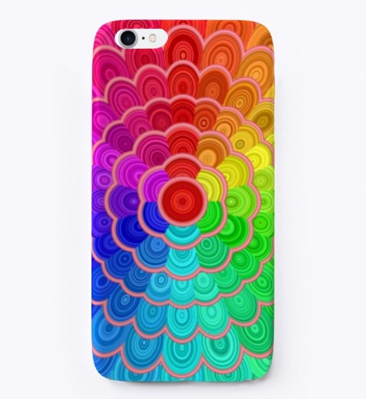 Rainbow Mandala Colorful Pattern