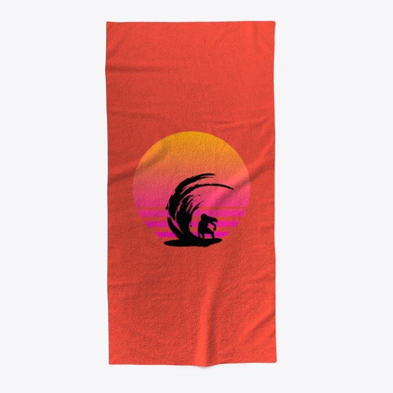 Surfer Girl Beach Towel