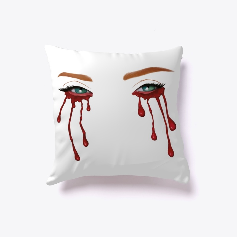 Eyes Illustration Pillow