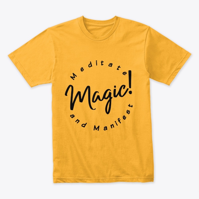 Meditate Manifest Magic LOA Mens TShirt