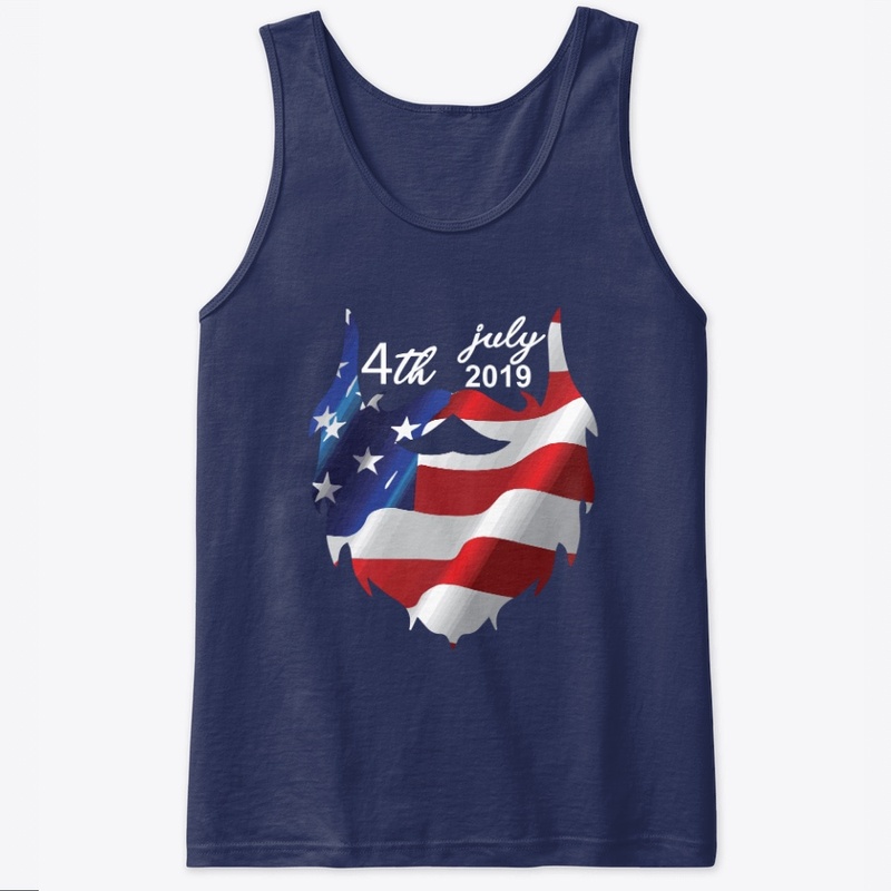 USA Anniversary Beard Lover's T-Shirt