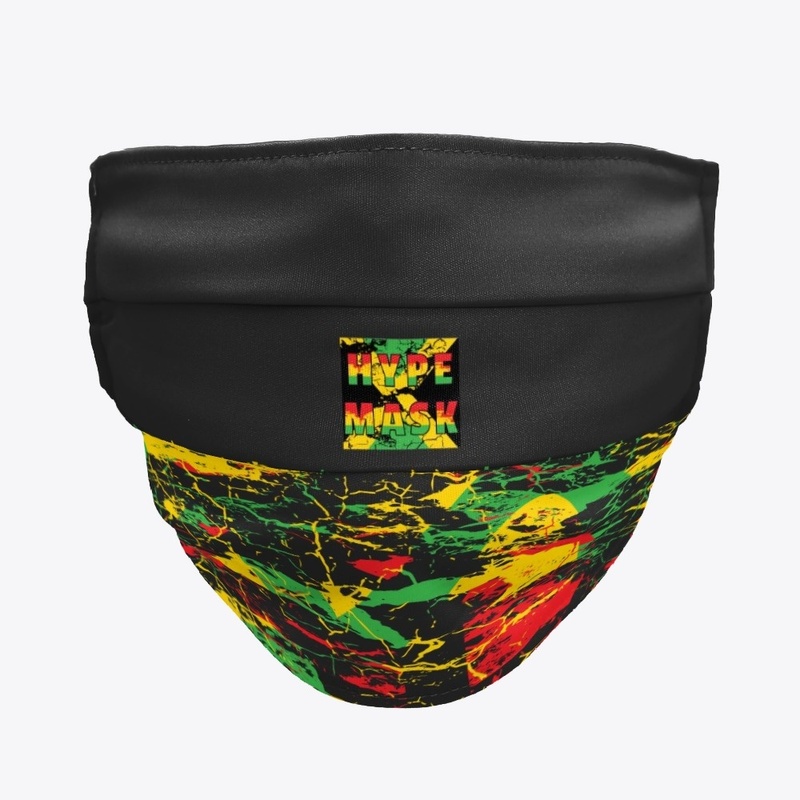 Jamaican Red Gold Green Art