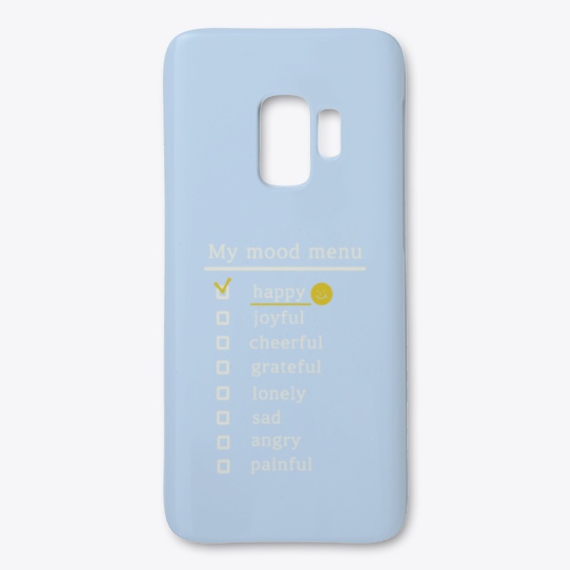 My mood menu(happy)