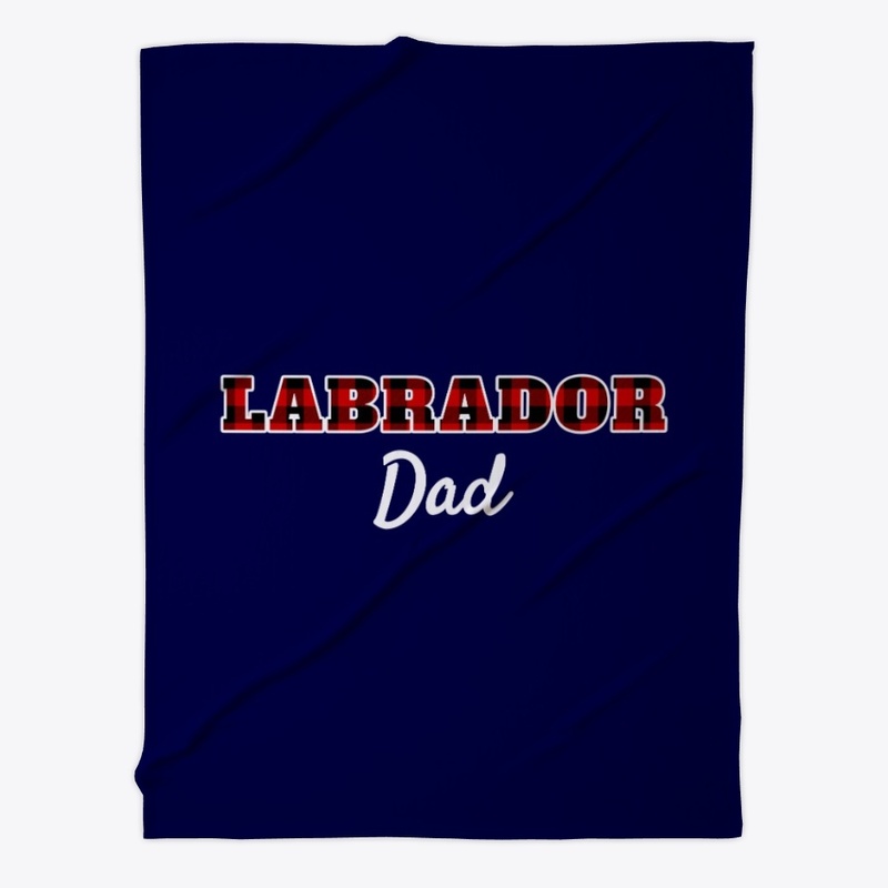 Labrador Dad Lumberjack Red Plaid 