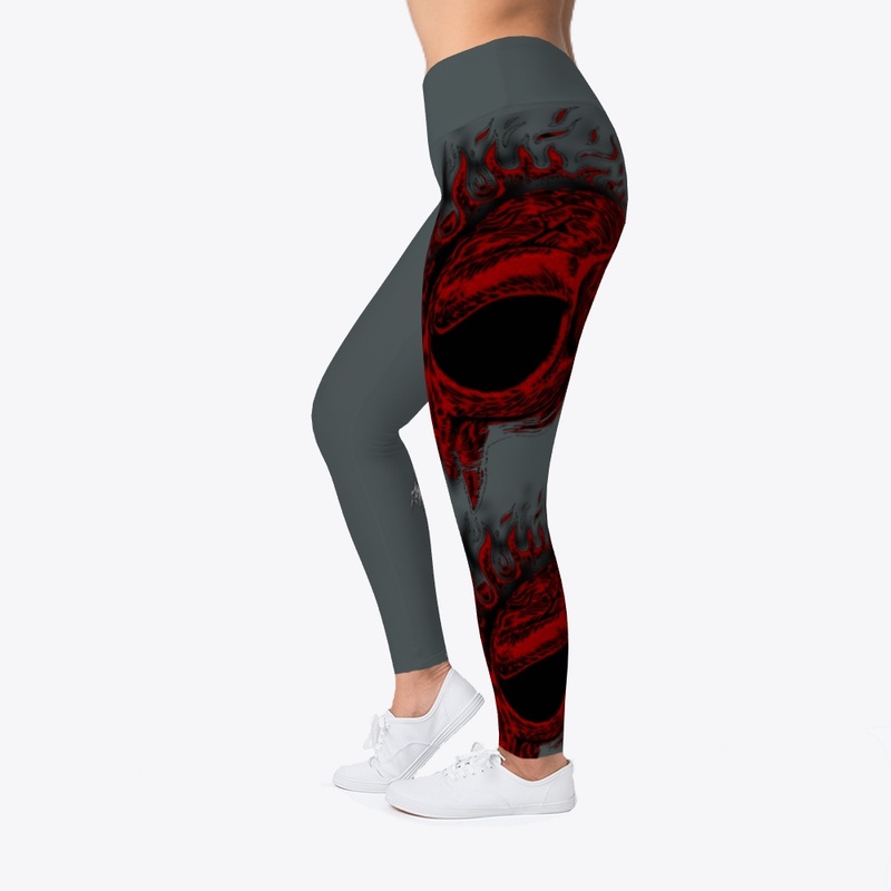 I WAS BORN DEMENTED LEGGINS