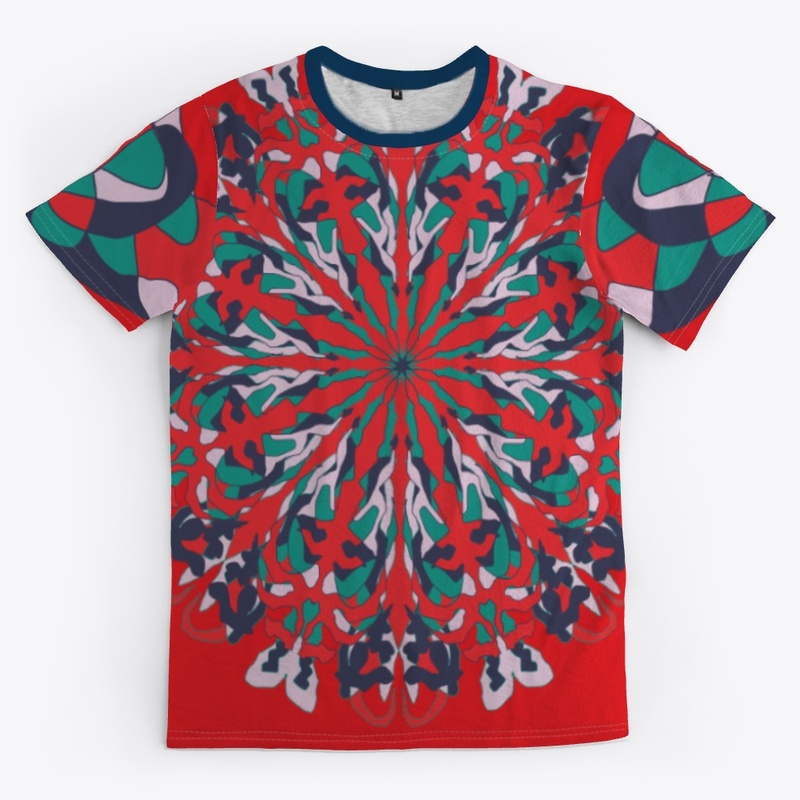 Patterned T shirt: 4 color pattern