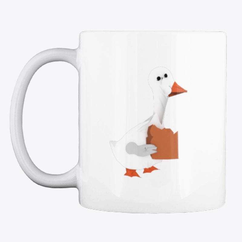 Goose Eating Bread (Custom Design)