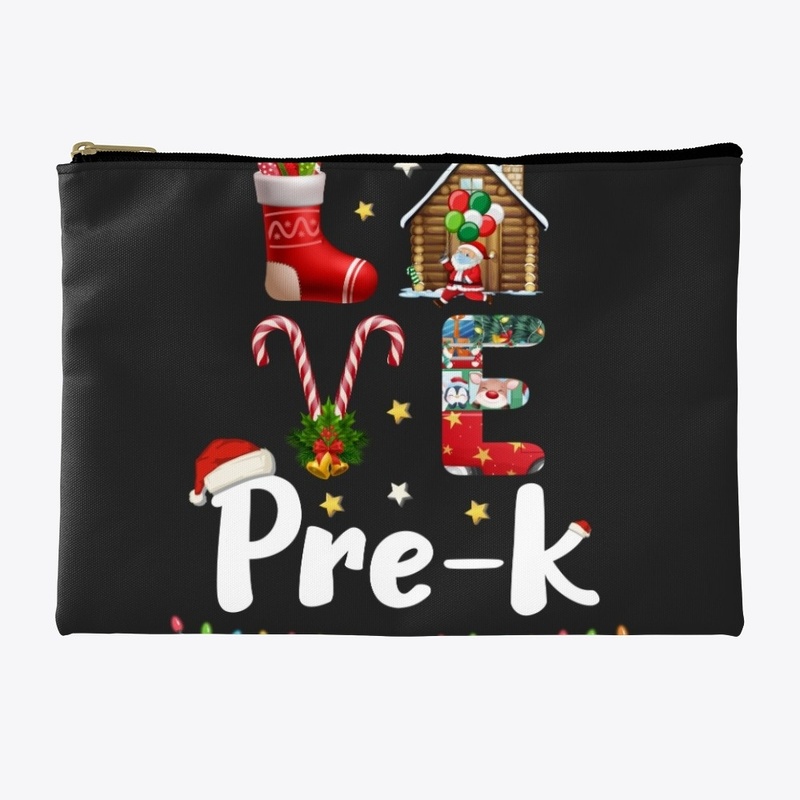 Love Pre-K Christmas Teacher Gifts Shirt