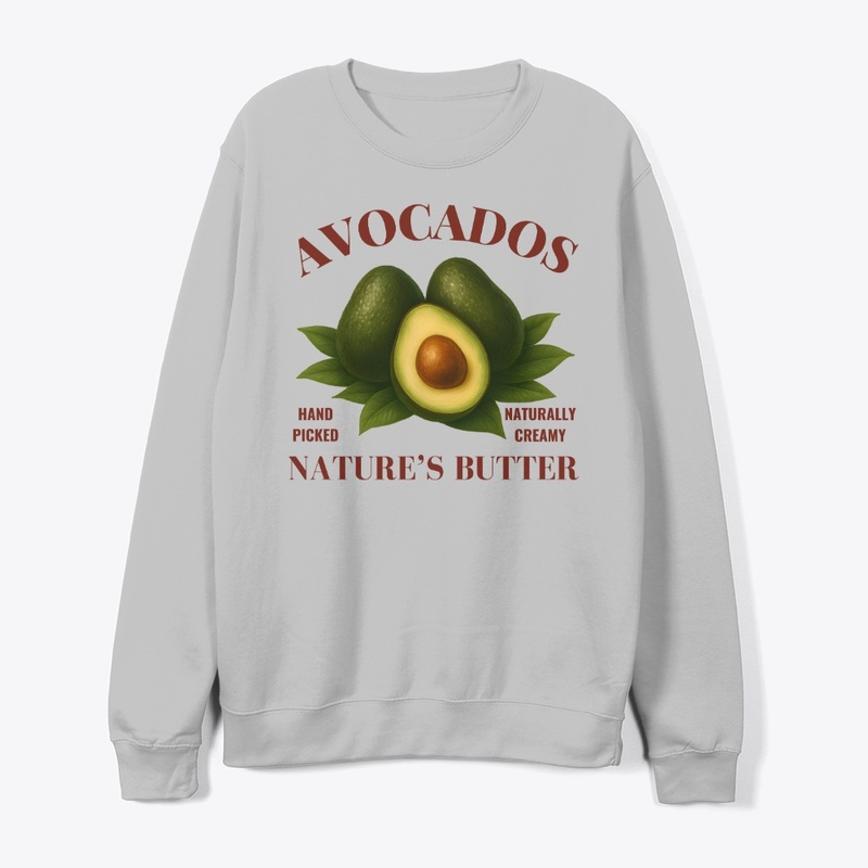 Nature’s Butter | Retro Avocado Art