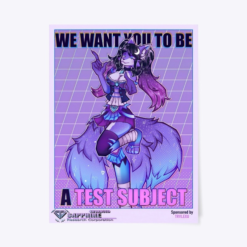 We want you! poster
