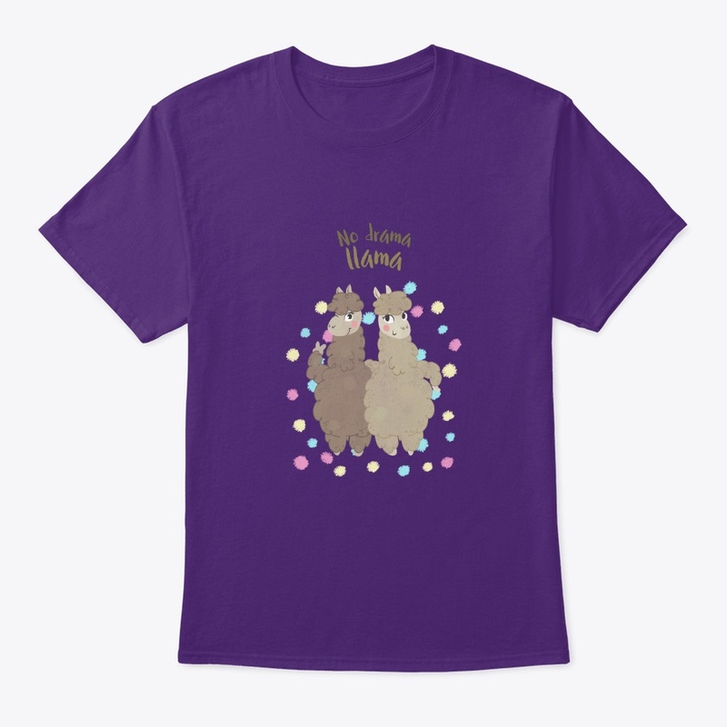 Two Llamas Sans the Drama Novelty 