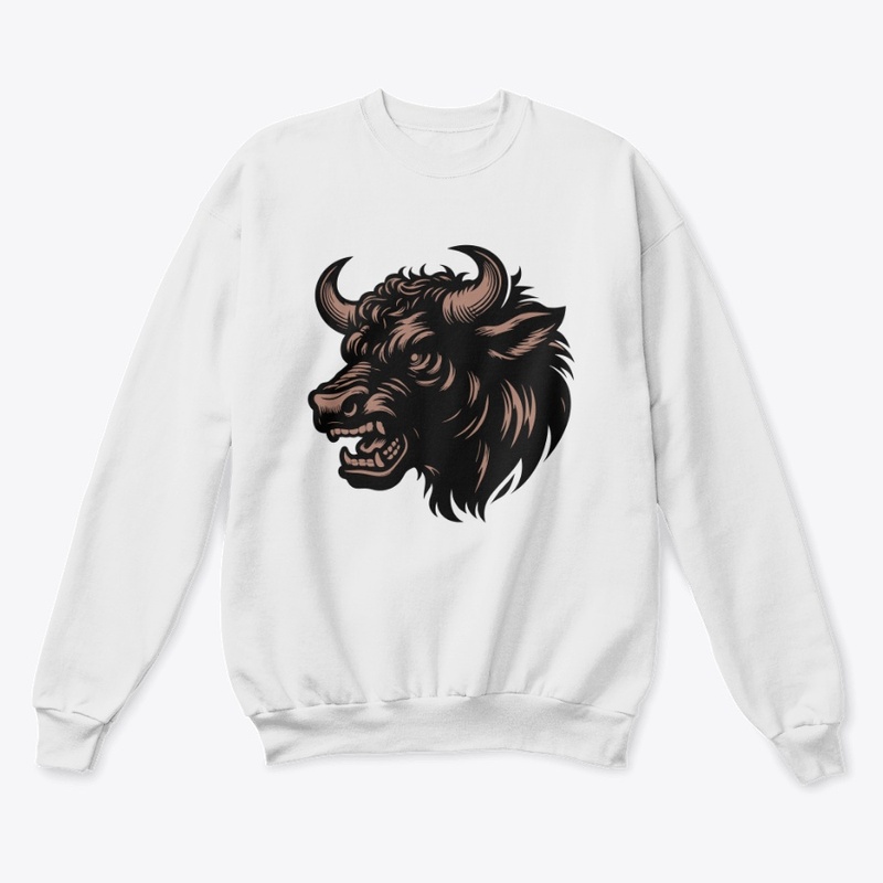 Untamed Cow Head Artwork