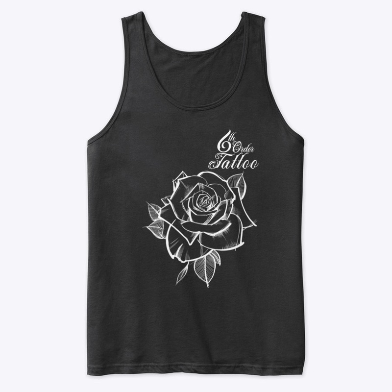 Sketchy Rose (White Print)